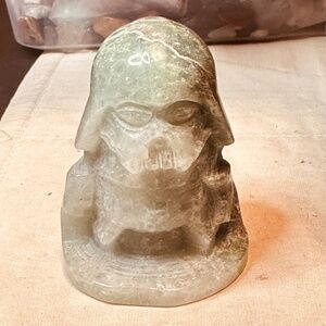 Green Aventurine Darth Vader Carving Crystal Statue 63.5mm | 131g | Star Wars